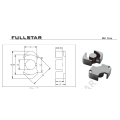 TDG RM6 TYPE Soft Magnetic Mn-Zn Ferrite Core TL13 Material